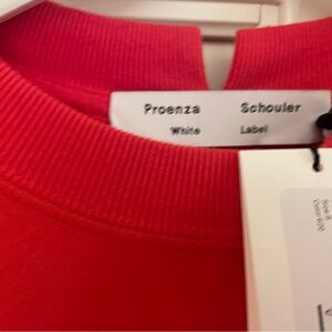 Proenza Schouler Women's Crew Neck
Long Sleeved Orange Sweatshirt